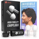 VIBES High Fidelity Concert Oorpluggen Herbruikbare Lawaai verminderen oorpluggen voor concerten, muzikanten, raves, en live-evenementen Comfortabele Hoorbescherming voor luide omgevingen