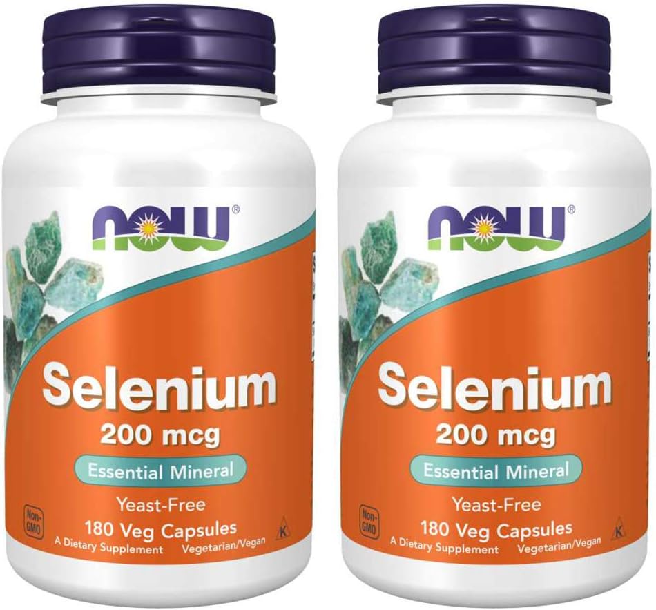 Nu Foods Selenium 200 mcg VCaps, 180 Graaf (pakket van 2)