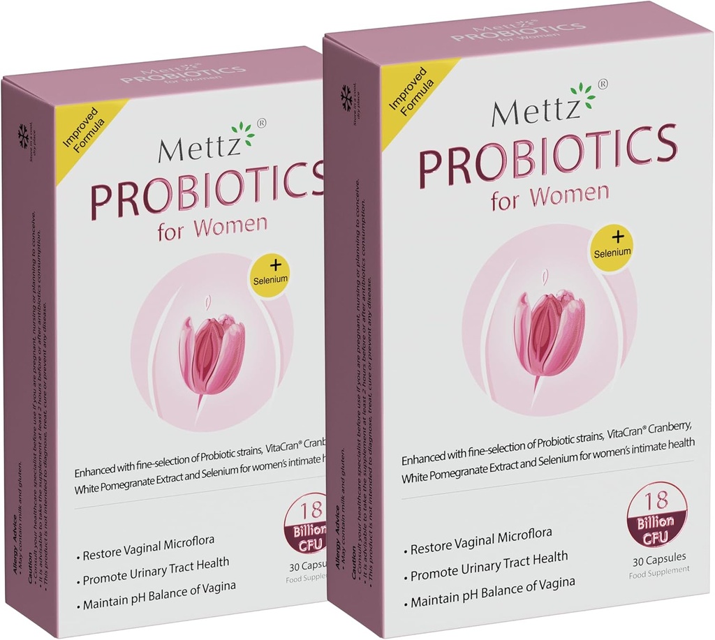Vaginale Probiotica voor vrouwen pH-balans met Lactobacillus Probiotic & Cranberry, Witte Granaatappel, Vaginale Vrouwen Health Supplement, Gezonde Vaginale Odor & Vaginale Flora, 30Ct (Pack of 2)