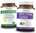 Intestinal Guard & Gut Complex (2-maand supply) Gut Guard Combo - Intestinal Guard (120 capsules) Potent Natural Formula & Gut Complex (120 capsules) Natural Candida Support - All-in-one Support