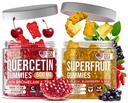 Joyli Quercetin & Superfruit Gommies Bundle – Immune & Antioxydant Support – Formule multivitamine végétalienne avec vitamines A, C, D, E, Zinc, Goji & Elderberry – 2 Pack pour adultes