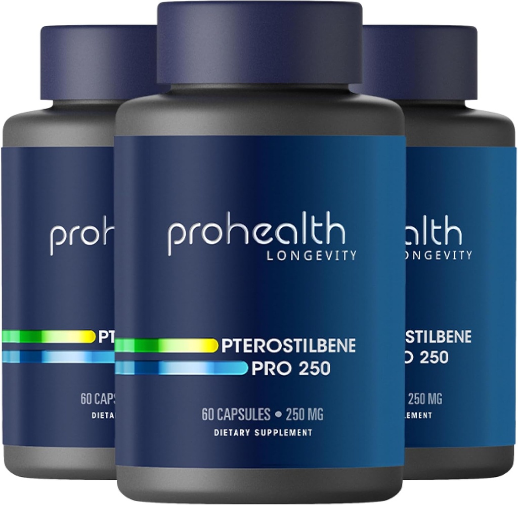 Supplément de Pterostilbène (250mg, 60 Capsules)