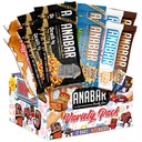 Anabar Protein Bar, The Protein-Packed Candy Bar, 's werelds beste proeverij Proteïne Bar, Geen Suiker Alcoholen, Hoog Proteïne, Verbazingwekkend Heerlijk, 20 Gram Proteïne (12 Bars, Variety Pack)