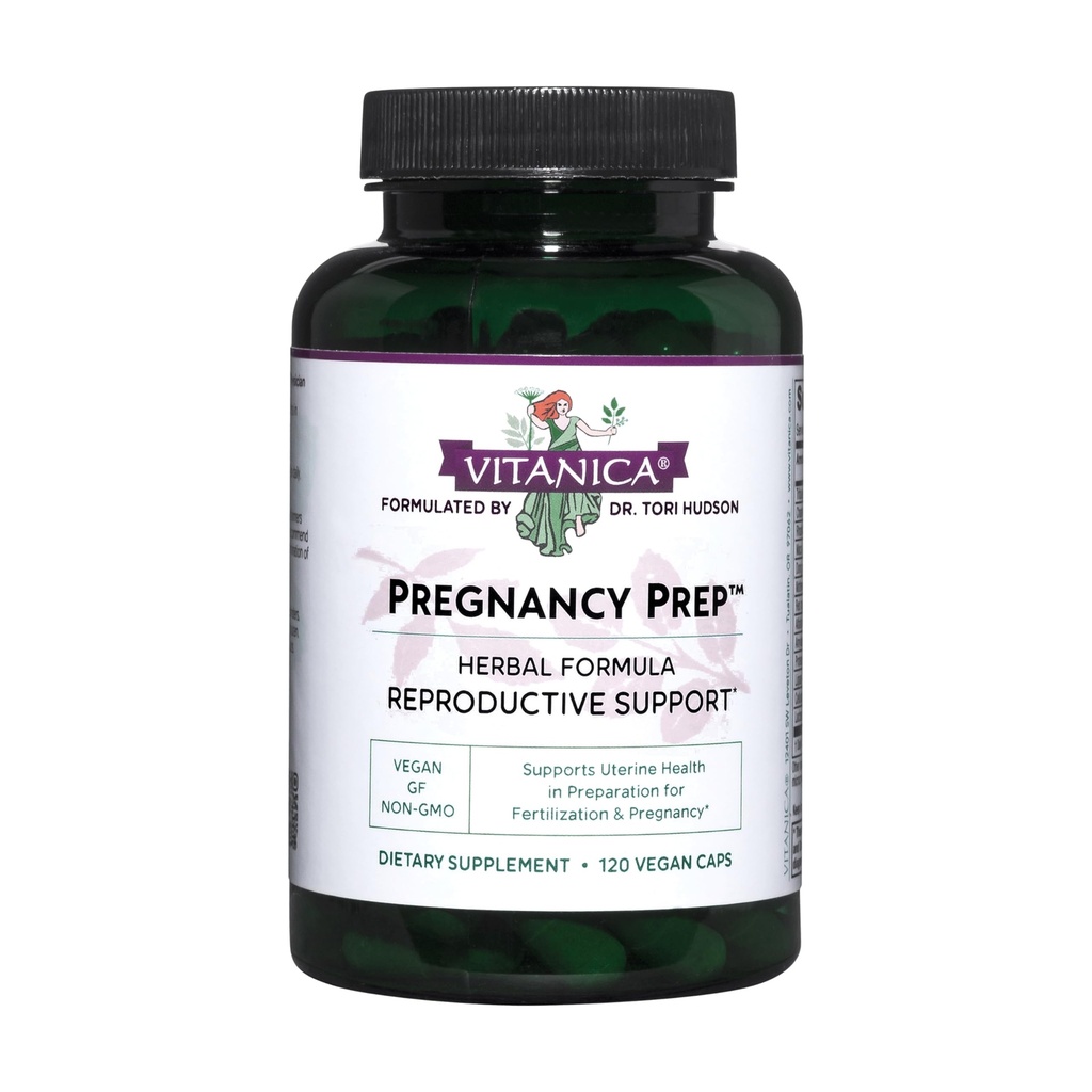 Vitanica Zwangerschapsprep, reproductieve systeemondersteuning, Vegan, 120 capsules