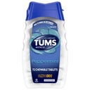 TUMS Ultra Sterkte Kauwbare Antacida tabletten voor Heartburn Relief, Peppermint - 72 Tellen