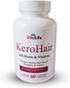 KeroHair Complete Supplement met Vitaminen en Biotine I 60 Capsules voor Sterke en gezonde haargroei - voorkomt haaruitval goedgekeurd* Verrijkt met Extra Biotine en Vitamine B