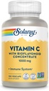 SOLARAY Vitamine C 1000mg met Bioflavonoïden Concentraat - Vitamine C Capsules met Rose HIPS en Acerola Cherry - Antioxidant, Heart Health en Immune Support Supplement, Vegan, Non-GMO, 100 Servers