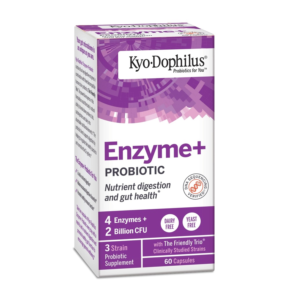 Wakunaga/Kyolic - Kyo-Dophilus W/Enzymen (Heat Stable Probiotic) 60 Cap