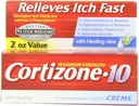 Cortizone-10 Anti-Itch Creme met helende aloë Maximale sterkte, 2 oz