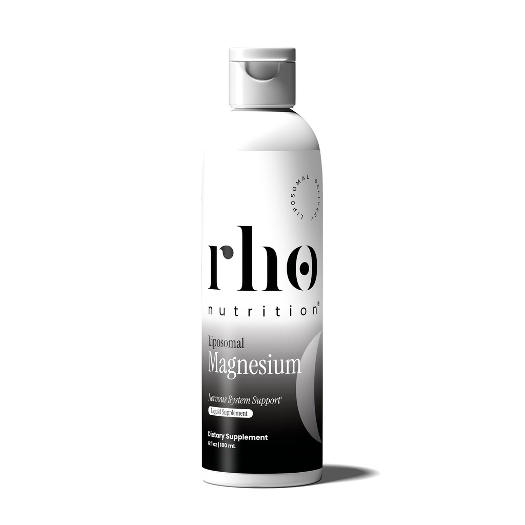 Rho Nutrition Liposomal Magnesium - High Absorption Liquid Magnesium Bisglycinate Vitamin Supplement - Supports Muscle Recovery, Relaxation, Memory & Cognitive Function for Men & Women