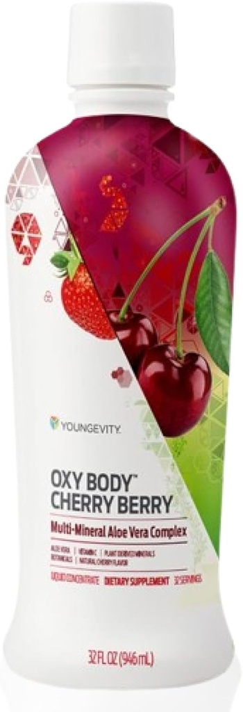 Youngevity Oxybody Cherry Berry Vitaminen Mineralen & Botanicals, 32 Fl Oz 