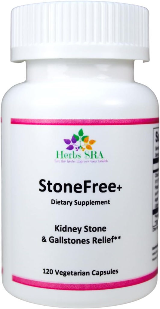 KidneyCleanse Herbal Supplement - Natural Support for Kidney and Gallstones - Chanca Piedra, Potassium Citrate, Apple Cider Vinegar. 120 Capsules.
