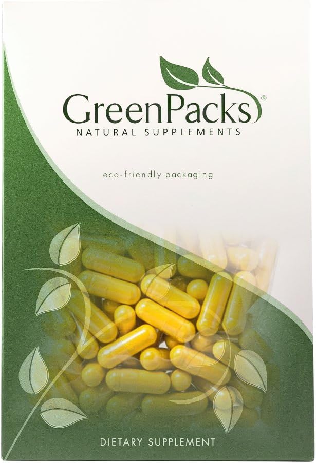 GreenPacks® Milk Thistle Extract (High-Potency) Plus Kurkuma - 90 Capsules