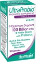 HealthAid UltraProbio, 100 miljard eenmaal daagse capsules, optimale ondersteuning, 100 miljard met prebiotica, zuur & bile resistent, niet-GMO
