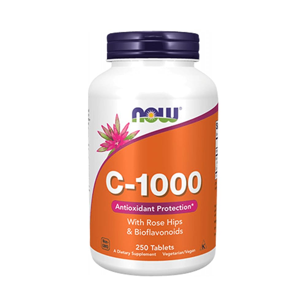 Now Foods C-1000 with Rose Hips and Bioflavonoids 250 Tabs