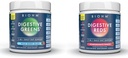 BIOHM Essential Bundle, Digestief Rood en Groen, Superfood Powder, Antioxidanten, Vitaminen, Probiotica, Digestieve Gezondheid voor mannen en vrouwen, Digestie Supplement met Enzymen, 30 Digesties Elk