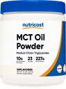 Nutricost Premium MCT Oil Powder .5LBS - Beste voor Keto, Ketosis en Ketogene Dieten - Zero Net Carbs, Non-GMO en Glutenvrij
