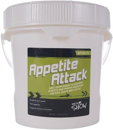 Ralco Show Appetite Attack - Daily Gut Health Supplement om uw project gezond en hongerig te houden (5 lbs)