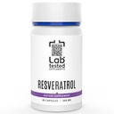 Trans-Resveratrol - 60 500 mg Capsules - 3rd Party COA Verzorgd met elke partij# - Pure Resveratrol - Geen Fillers