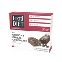 ProtiDIET Glutenvrij Crunchy cereal Chocolate Fiber Protein Bars - High Protein Snacks, Perfect On-the-Go Nutrition Snacks ter ondersteuning van een drukke en actieve Lifestyle - 7 proteïnerepen per doos