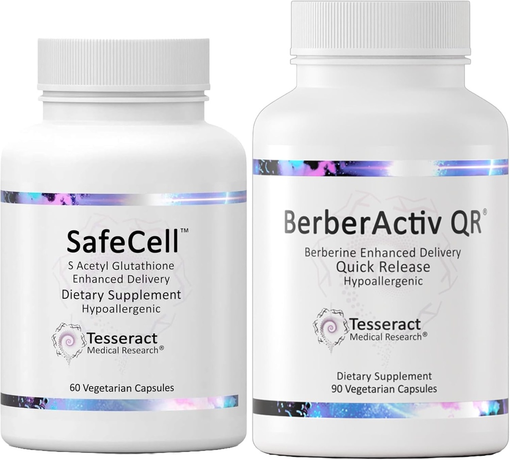 Master Antioxidant & Immune Support, S-Acetyl Glutathion Supplement voor Neuro Health Support & Berberine Immune Support Supplement