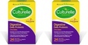 Culturelle Digestive Health Daily Probiotic-Chewables,Probiotic For Men & Women,most Clinically Studed Probiotic-Strain,10 Miljard CFUs,Supports Occasional Diarree,Gas,Bloating, 24 Count (Pack of 2)