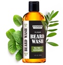 Leven Rose Beard Wash Shampoo van Ranger Grooming Co, Sulfate Gratis natuurlijke baardreiniger & Conditioner voor mannen, Tea Tree & Peppermint voor Groei & Verdikking, Paraben Gratis 4 oz