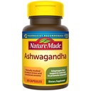 La nature fait Ashwagandha Capsules 125mg pour le soutien du stress, 60 capsules, 60 jours d'approvisionnement