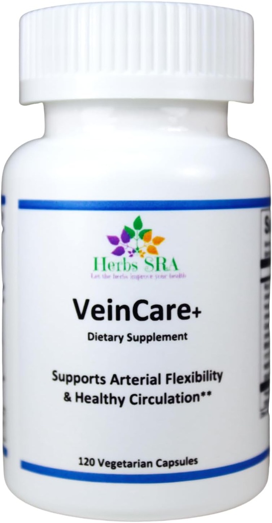 VeinCare plantaardige voedingsstoffen die ondersteuning Circulatie voor Vein gezondheid, kracht en functie. Rutin, Horse Chestnut, Grape Seed, Bilberry en Nattokinase.