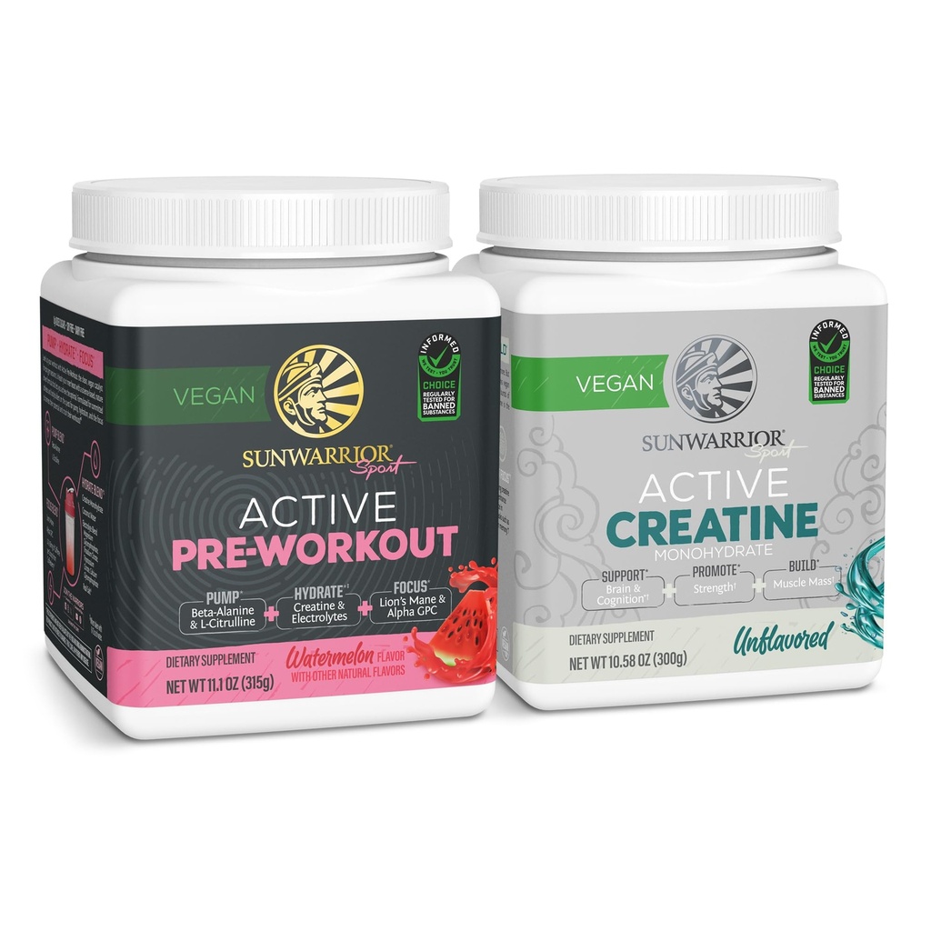 Sunwarrior Pre-Workout Powder Plant-Based & Vegan 