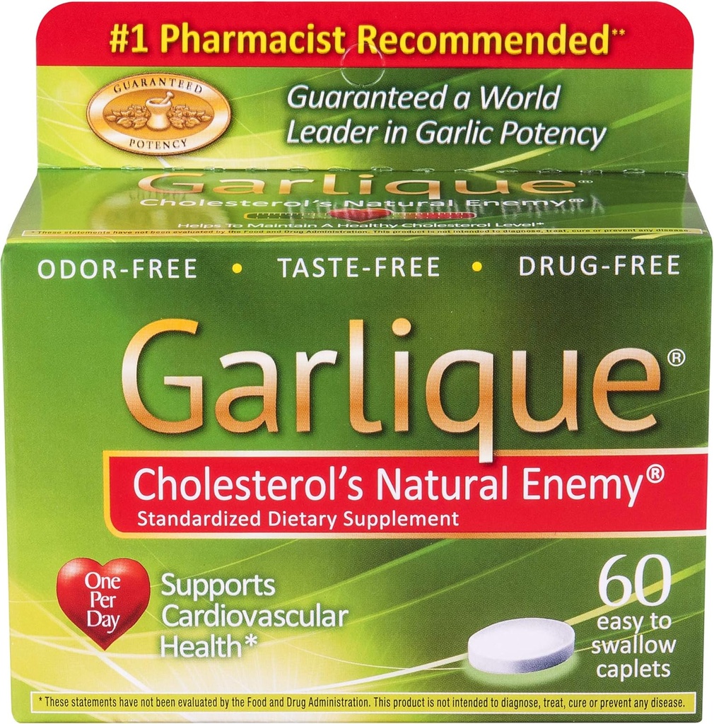 Garlique Caplets 60 tabletten (verpakking van 4)