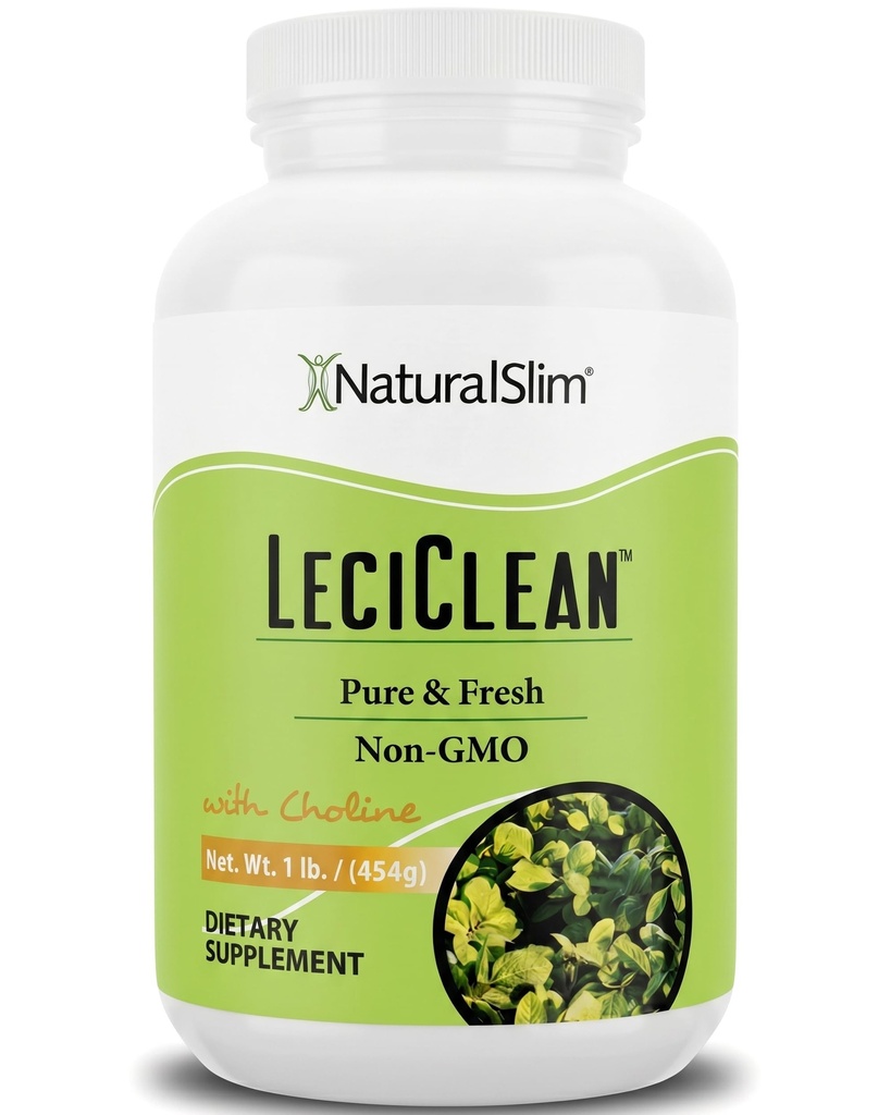 NaturalSlim Natural Soy Lecithin Granulaat met Choline - Pure & fresh Granulated Lecithin Supplement for Cleansing & Cognitive Support - Non-GMO Food Grade - 1 Pond