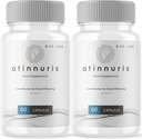 (2 Pack) Atinnuris Capsules, Atinnuris Dietary Supplement, Atinnuris pour aider Soothe Ear Nerves, Atinnuris pour soutenir l'ouïe saine, Atinnuris Advanced Formula Pills, Atinnuris Reviews (120 Capsules)
