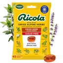 Ricola Suikervrij Zwitserse kruiden Hoest Druppen, 45 Graaf, Hoest Suppressant & Throat Relieving Drops met natuurlijk aangeboren Menthol, Pleasing Proste for Coughs & Throat Irritation Symptoom Relief