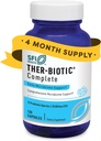 SFI Health Klaire Labs Ther-Biotic Complete - Hypoallergenic Probiotics for Women & Men - Acid-Stable Probiotic Supplement - 12 Species for Immune & Digestive Health - 25 Billion CFU (120 Capsules)
