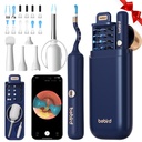 Bebird Earsight Plus R37R Ear Cleaning Camera Wax Removal Tool kit, Flexible Ear Scope Otoscope Camera Light, Visual Ear Picker sans fil Earwax Removaler Tweezers pour Adultes et Enfants