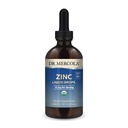 Dr. Mercola Zink Liquid Drops - Ondersteunt Immune & Orgel Health - 15 mg Biologische Zink Liquid Drops - USDA Organic - NSF Certified - Non-GMO, Gluten-Free & Soy-Free - 3,88 fl oz (28 Servings)