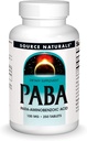 Bron Naturals PABA, para-AminoBenzoëzuur, 100 mg Dieetsupplement - 250 tabletten