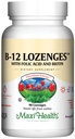 Vitamine B12 Lozen met foliumzuur en biotine - Sublingual B 12 Vitaminen aardbeiensmaak - vegetarisch Kosjer B 12 Vitamine - VIT B12 Supplement voor rode bloedcelproductie en energie (90 Tel.)