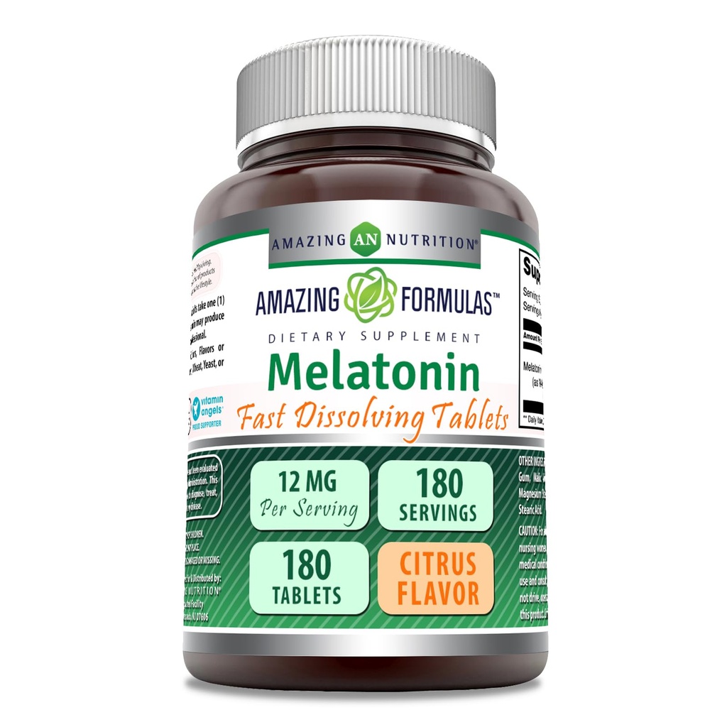 Verbazingwekkende Formules Melatonine Fast Dissolving Supplement 