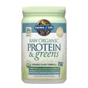 Tuin van het leven Raw Organic Protein & Greens Licht zoet, Vegan Protein Poeder voor vrouwen en mannen, Plant en Pea Protein, Groenen, Probiotica, Gluten Gratis Lage Carb Shake Made Without Dairy 20 Serves