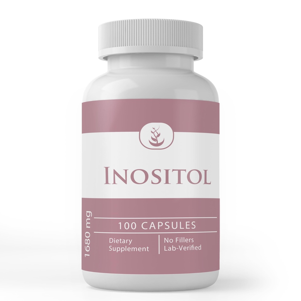 PURE ORIGINEEL INGREDIËNTEN Inositol, (100 capsules) Altijd zuiver, Geen additieven of fillers