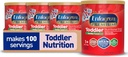Enfagrow Premium Toddler boisson nutritionnelle, Vanilla Flavor, Omega-3 DHA pour le soutien du cerveau, prébiotiques et vitamines pour la santé immunitaire, boîte de poudre, 32 oz, paquet de 4