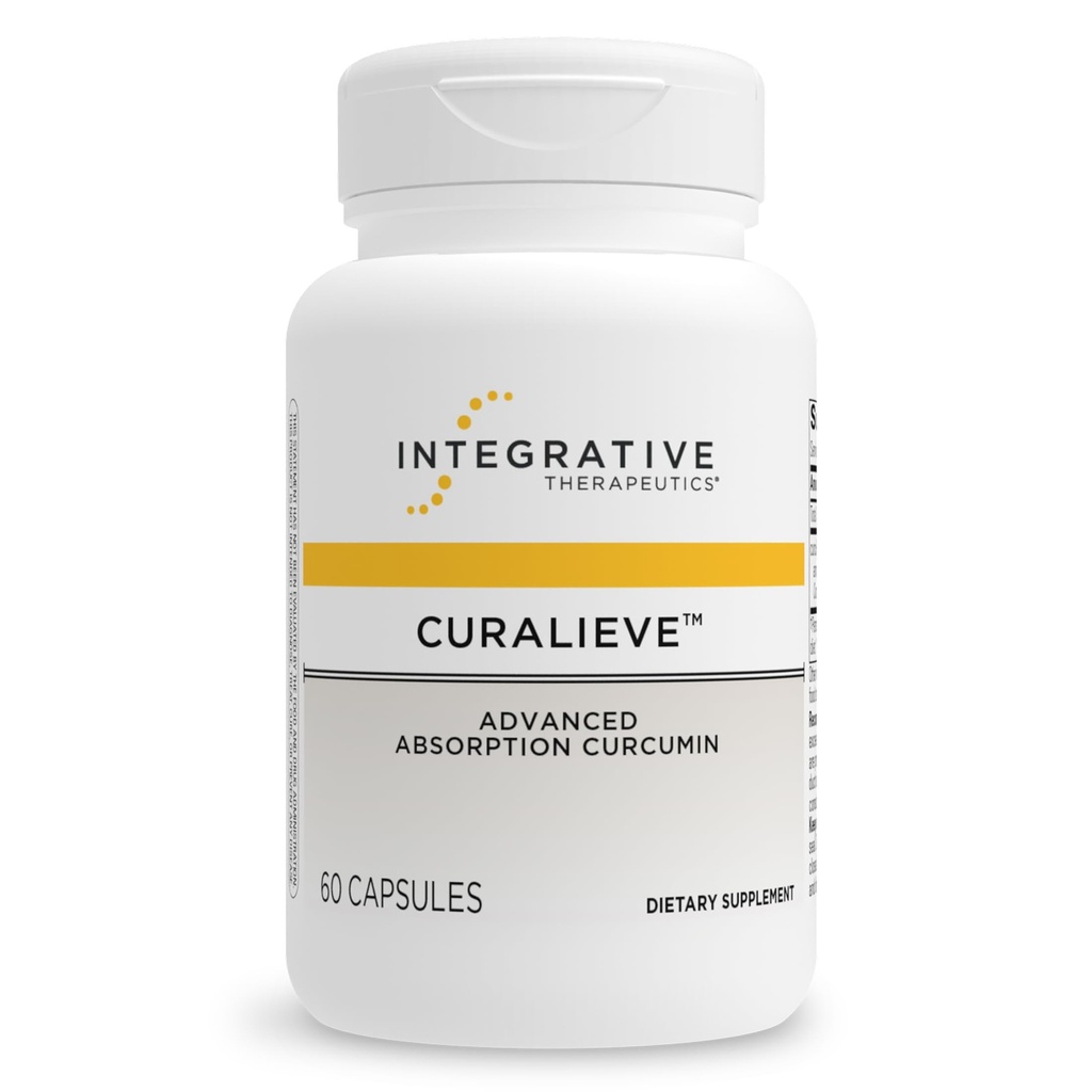 Integrative Therapeutics Curalie - Curcumin Formula for Antioxidant Support* - High Absorptie Curcumin - Vegan, Glutenvrije & Dairy-Free - 60 Capsules (30 porties)