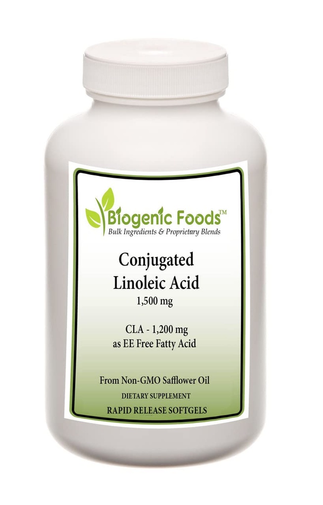 Conjugated Linoleic Acid Oil - Free Fatty Acid 1,200 mg of Natural Sourced CLA - 1,500 mg - 60 Capsules