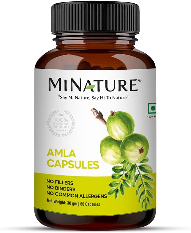 Amla Capsules (Amla Fruitpoeder Capsules) by mi Nature