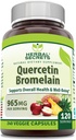 Kruidengeheimen Quercetin 800mg met Bromelain 165mg, Veggie Capsules Supplement 