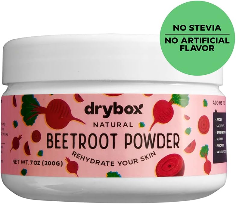 Drybox Beetwortelpoeder, Pure Niet-GMO Beet Superfood, Nitrikoxide Booster, 7 Ounces (200 Gram)