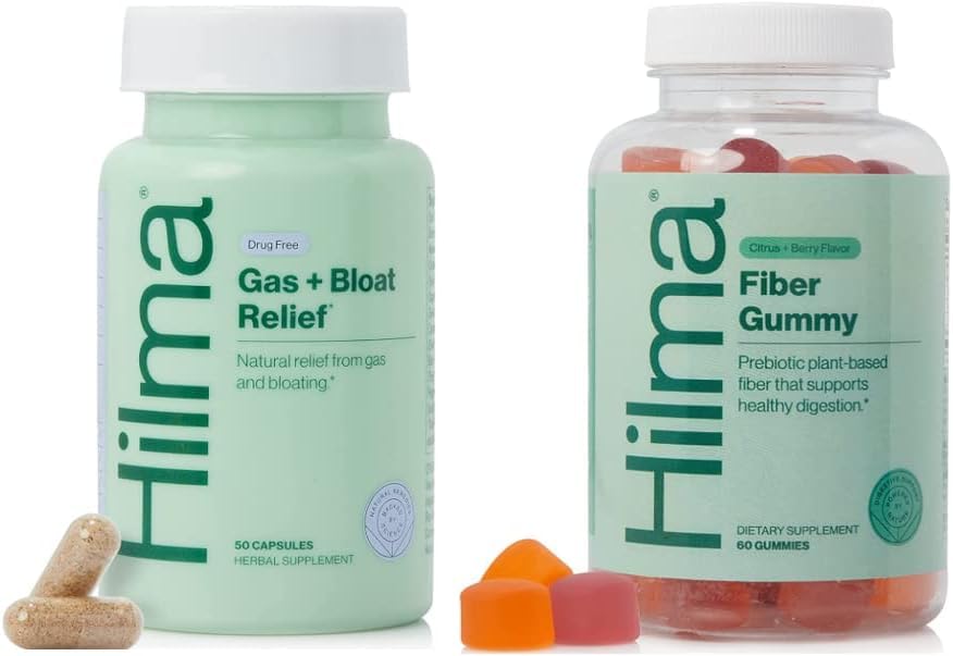 Hilma gaz naturel et bloating soulagement et prébiotique Gommies de fibre