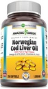 Verbazingwekkende Omega Norwegian Cod Liver Oil 1000 Mg Softgels Supplement 